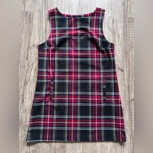 BB Dakota preppy Plaid tartan Sleeveless jumper short Dress y2K academia school